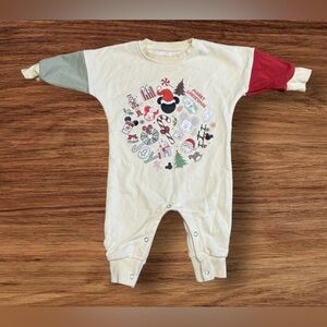 EUC Little Knots Disney Christmas Outfit